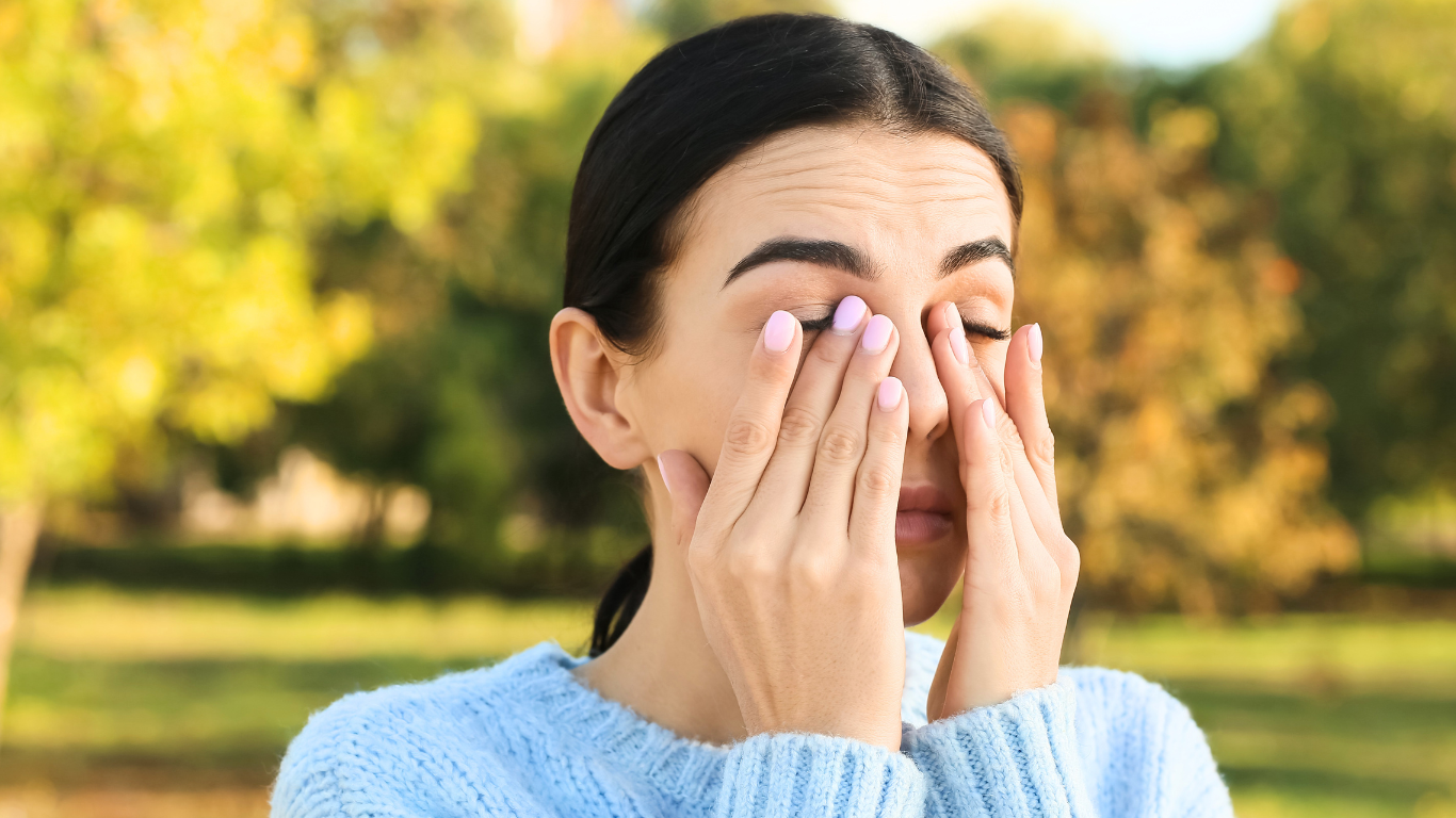 Ojos irritados en primavera