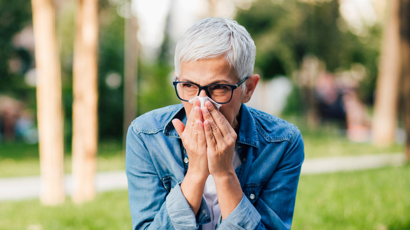 Ojos irritados en primavera