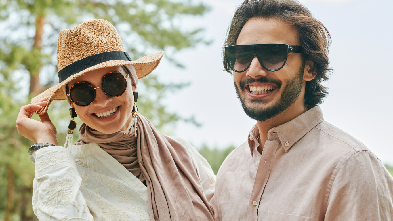 Usar gafas de sol